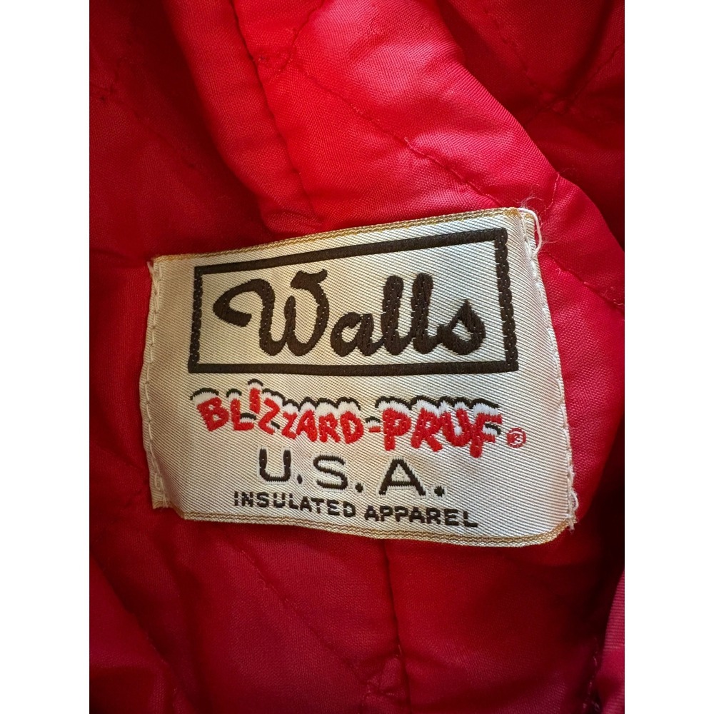 Vintage Walls Master Made Tan Cotton Duck Quilted Lined Work Coveralls Mens L - Picture 14 of 16
